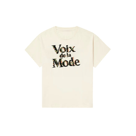Camo crème Voix de la Mode T-shirt