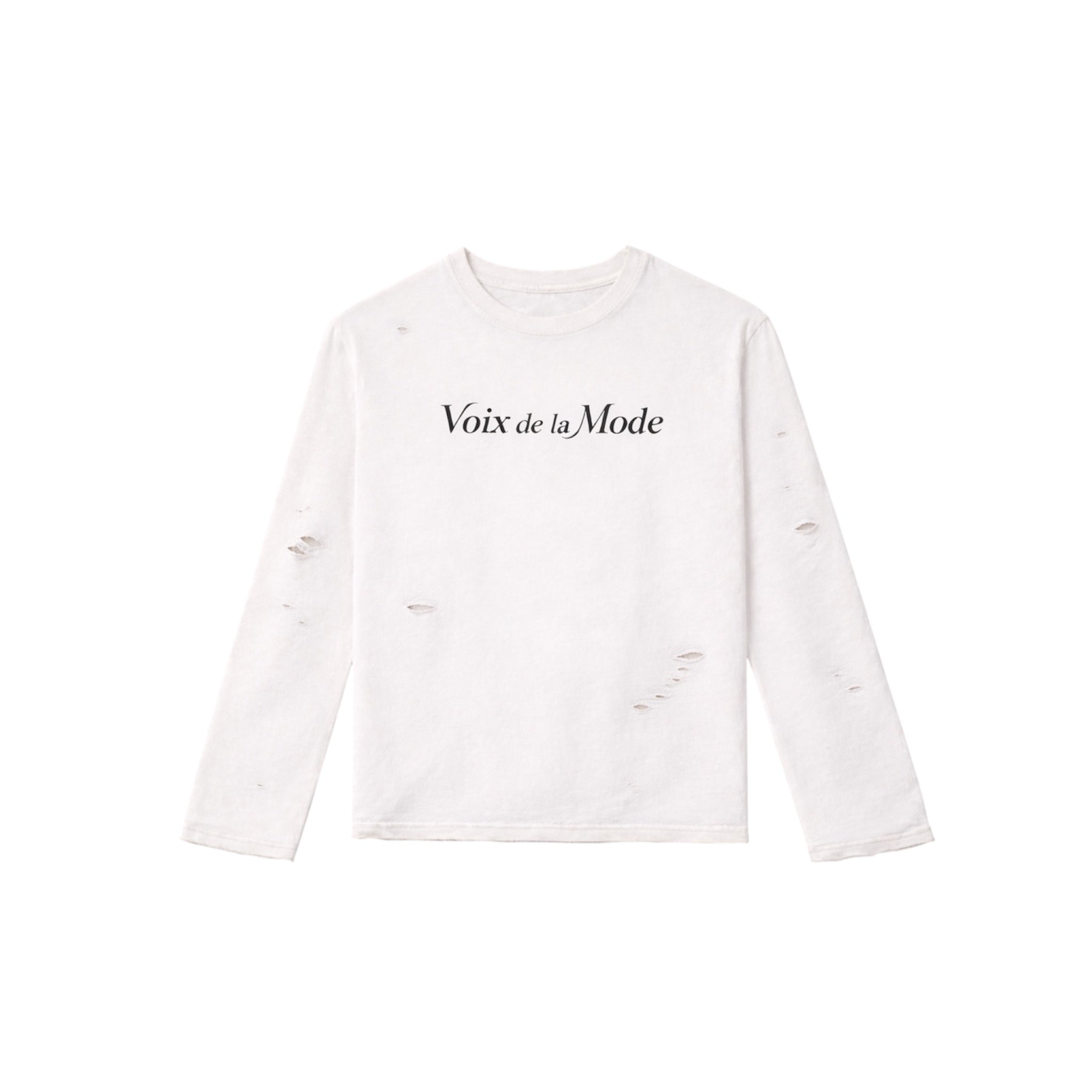 VDLM WHITE LONG SLEEVE T-SHIRT