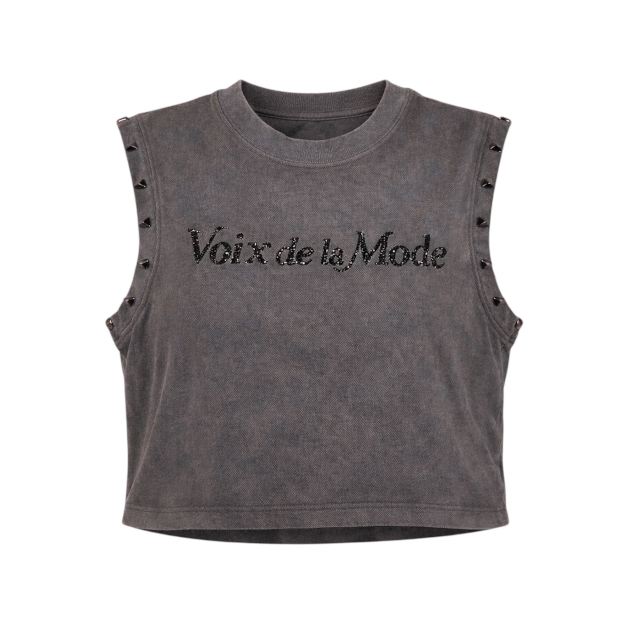 VOIX DE LA MODE women’s Charcoal Tank Top