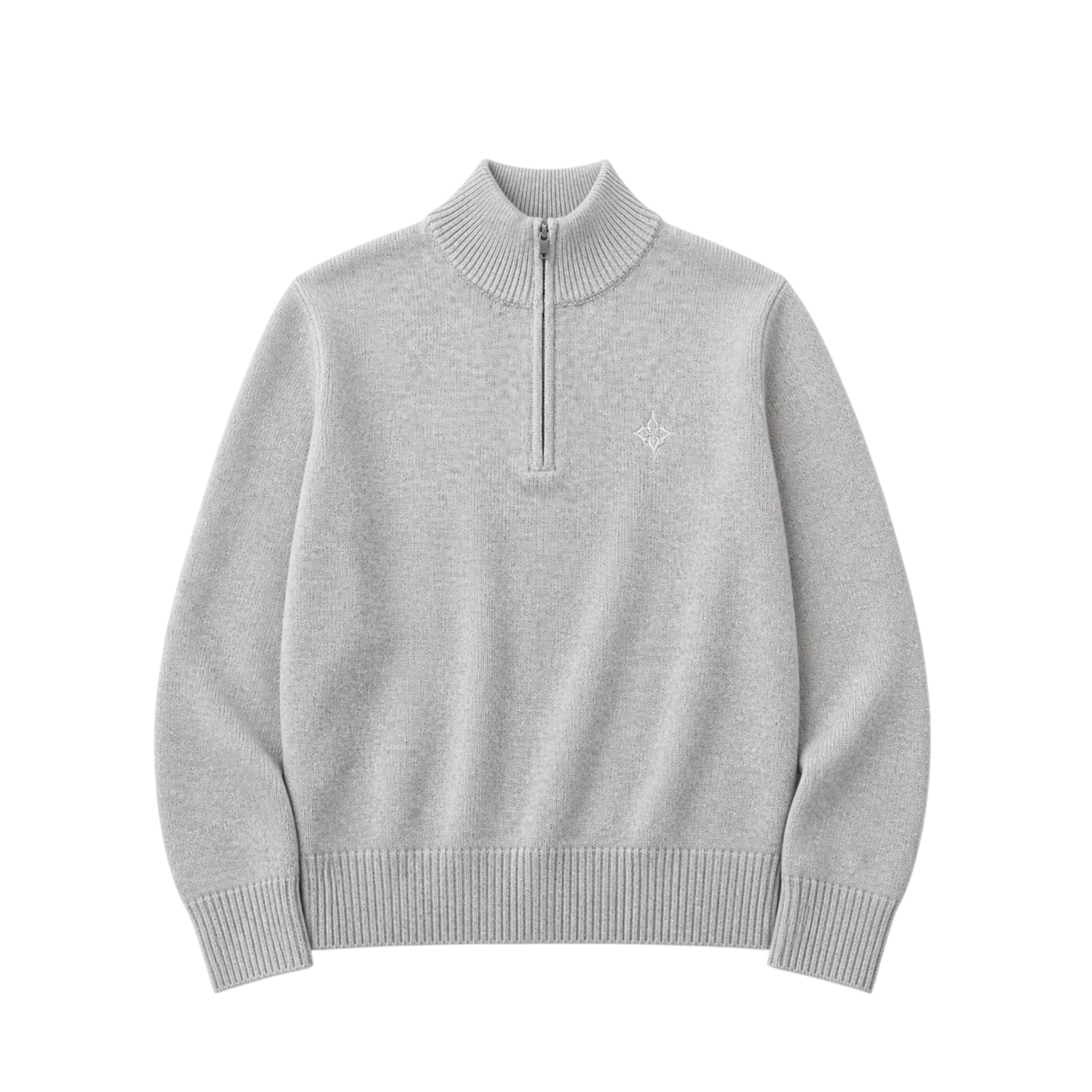 Grey Quarter zip